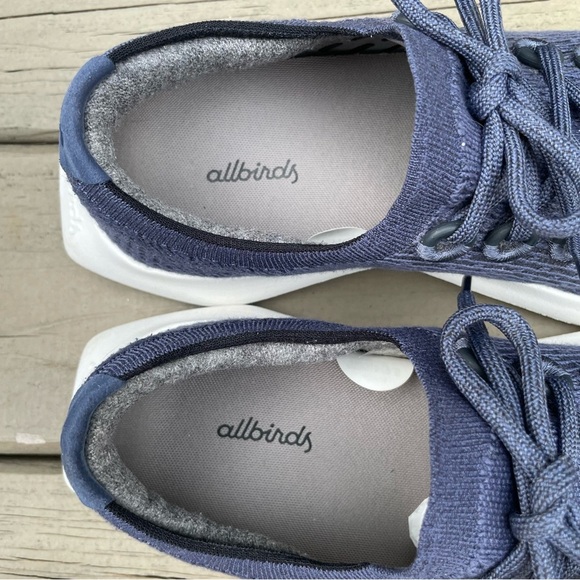 Allbirds Men's Tree Dasher 2 in Hazy Indigo (Blizzard Sole) shoes size 9.5 - Picture 11 of 14